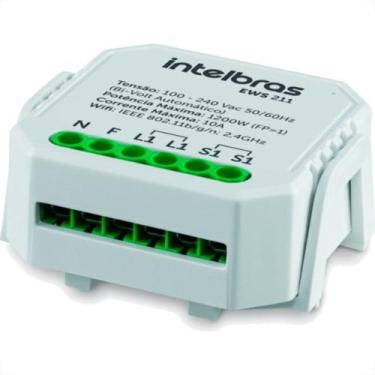 Imagem de Interruptor Controlador De Cargas Inteligente Intelbras Wifi 1/1 Ews 2