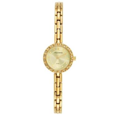 Imagem de Relógio Mondaine Feminino Bracelete Dourado 32748LPMVDM1