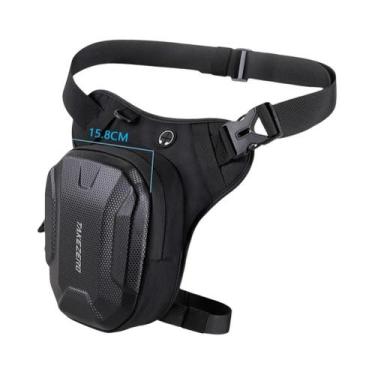 Imagem de Bolsa De Cintura Impermeável Para Motocicleta, Bolsa De Perna Com Casc