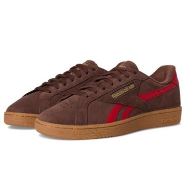 Imagem de Reebok Tênis unissex adulto Club C Grounds UK, Campus Brown/Vector Red/Gum, 13.5 Women/12 Men