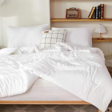 Imagem de Conjunto de edredom Litanika White Oversize King com 2 fronhas