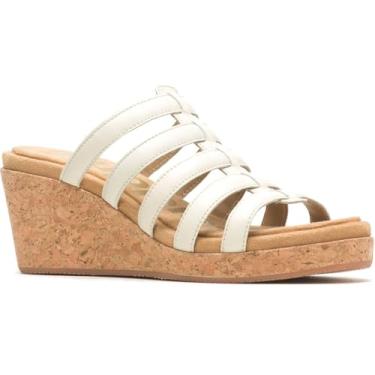 Imagem de Hush Puppies Sandália feminina Willow Slide de salto, Branco, 37