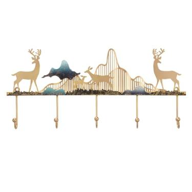 Imagem de KEG801302 Ganchos de metal para casaco e chapéu, ganchos de ferro, ganchos criativos para porta de entrada, parede, decorativos, ganchos para pendurar na parede, ganchos para pendurar na parede