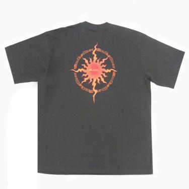 Imagem de Camiseta Quiksilver Solaris Over - Cinza Escuro (Oversize)-Masculino