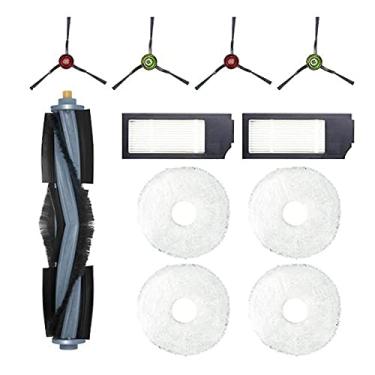 Imagem de Kit de Acessórios para Deebot X1 Omni Turbo Varredura Inclui Pincel Principal Pincéis Laterais Filtros Toalhas Limpeza Fácil e Substituir Manutenção Rotineira Mantenha o Robô Funcionando Reduza a Infi