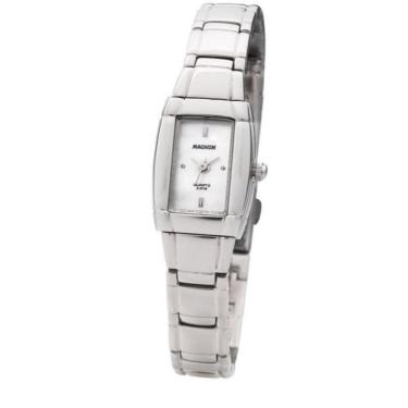 Imagem de Relógio Magnum Feminino Ref: Ma28716Q Retangular Prateado