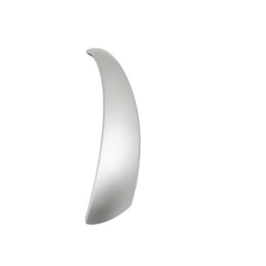 Imagem de Porta interior do carro esquerda direita puxar alça capa guarnição compatível com bmw série 1 e81 e82 e87 e88 2006 2007 2008 2009 2010 2011 2012(Matte Silver L)