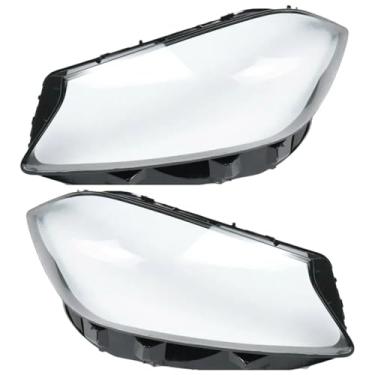 Imagem de Tampa Da Lente Do Farol Abajur Farol Escudo Da Lâmpada Habitação Capa Do Farol Do Carro Compatível Com Benz W176 A-class A180 A200 A260 A45 Amg 2017 2018(Left and Right)