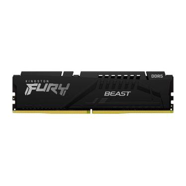 Imagem de Memória RAM Kingston Fury Beast Expo, 32GB, 6000MT/s, DDR5, DIMM, CL30, Preto - KF560C30BBE-32-Unissex