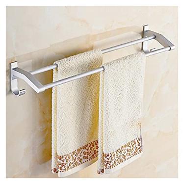 Imagem de 3FLQOOPP Toalheiro Prateleiras de toalha, toalheiro de cozinha, banheiro, ferragens, espaço, suporte de parede de alumínio, barra de toalha, parafuso, suporte de toalha montado na parede, toalheiro