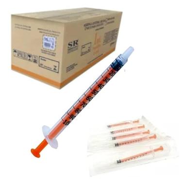 Imagem de Seringa de Insulina 1ML sem Agulha Bico Slip SR (500)