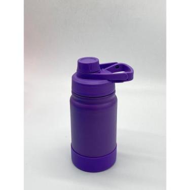 Imagem de Garrafa Térmica MS-966 350ml Capa Protetora Silicone - Pinpin, Roxo