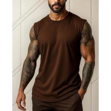 Imagem de Regata Machao Academia Oversized Camiseta Masculina Basica - Versitz, 