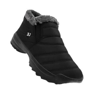 Imagem de Botas De Inverno Masculinas Quentes Com Forro Peludo, À Prova De Vento