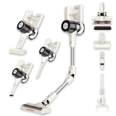 Imagem de LILIN i7 Aspirador de pó Versatil Sem Fio com Tubo Flexível, Aspirador Vertical e Portátil de Pó, 3 velocidades ajustáveis, Filtro HEPA, Anti-Tangle, Ideal para pêlos de pets e cabelos, Bivolt