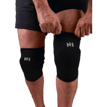 Imagem de Joelheira N1 Sport Slide Masculino - Preto