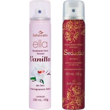Imagem de Kit 3 Desodorante Intimo Feminino Sedução E Vanilla 100ml - Sofisticat