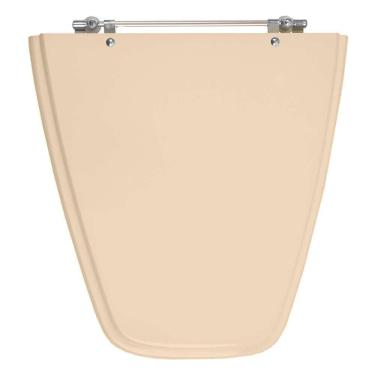 Imagem de Assento Sanitário Poliéster Plaza Visone Para Vaso Ideal Standard
