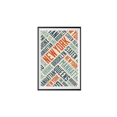 Imagem de Poster C/ Moldura E Passepartour Loft New York Districts 40