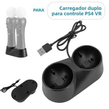 Imagem de Estação De Carregamento Para Controle PS3 PS4, Suporte Carregador Quád