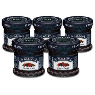 Imagem de Geleia Francesa St. Dalfour Quatre Fruits Kit 5Un 28G