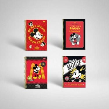 Imagem de Caderneta Foroni Mickey Mouse 80 Folhas - Capa Sortida