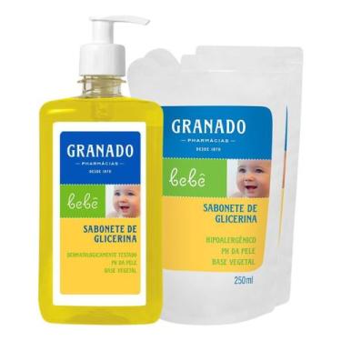 Imagem de Sabonete Liquido Tradicional Bebê Granado 250ml + 2 Refil
