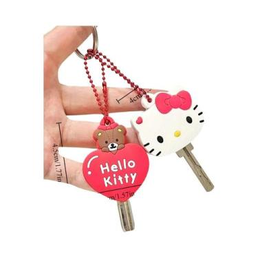 Imagem de Chaveiro De Silicone Anti-Perda Kawaii Hello Kitty My Melody Para Meni