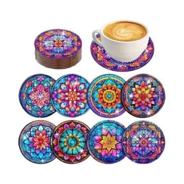 Imagem de Kit De Pintura Diamante Oceano DIY Para Iniciantes Adultos - 8 Peças C