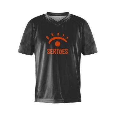 Imagem de Camisa Camiseta Manga Curta Sertões Casual Oficial Infantil 01/02 e 03