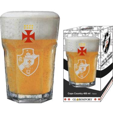 Imagem de Copo Country para Cerveja Crisa Cruz Vasco – 400 ml