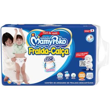 Imagem de Fralda Calça Descartável Mamypoko Cuidado Real XXG 44 Unidades, XXG