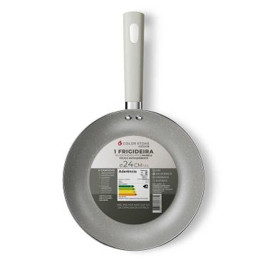 Imagem de Frigideira Euro Home Intense 24cm Alumínio Antiaderente Cabo Soft Touch