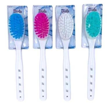 Imagem de Escova de Banho Lava Costas Dielu Cabo Longo Macia - PANAMI