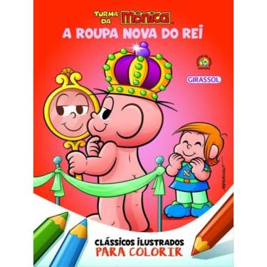 Imagem de Turma Da Mônica - Clássicos Ilustrados Para Colorir: A Roupa Nova Do Rei - Vol. 4