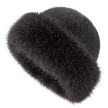 Imagem de Chapéu Gorro Russo de Pelúcia Pele Frio Inverno Corta Vento Cor:CinzaE