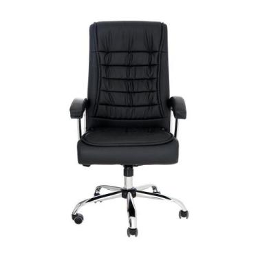 Imagem de Cadeira De Escritório Confortavel Giratória Presidente Big Com Molas E