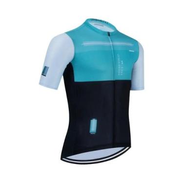 Imagem de Camisa De Ciclismo Masculina De Verão Com Manga Curta MTB Rápido Secag