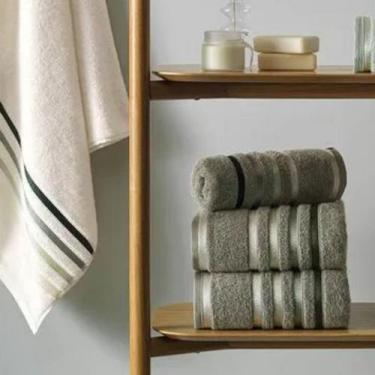 Imagem de Toalha Banho Karsten 70x140 - Fio Penteado Lumina, Eucalipto