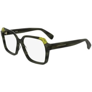 Imagem de Armação de Óculos Longchamp LO2763 213 - Marrom Striped 55-Feminino
