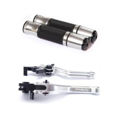 Imagem de Kit Manete Manopla Esportivo Diavel Panigale Monster - Stark Race, Pra