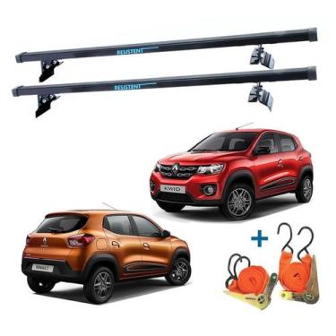 Imagem de Rack De Teto Resistent Renault Kwid 2017 Até 2022 + 2 Cintas
