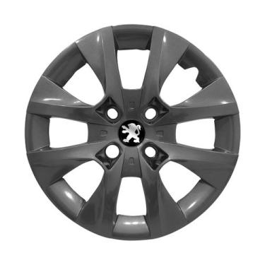 Imagem de Calota Aro 14 Grafite Brilhante Peugeot 206 207 208 - GFM