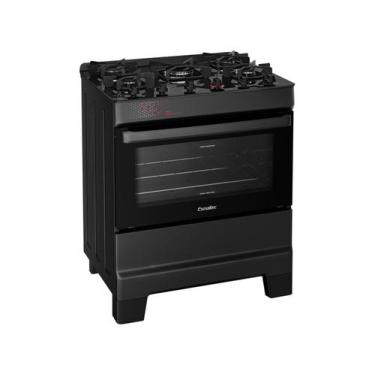Imagem de Fogão Ideal Top 5 Bocas Automático Mesa de Vidro Bivolt Esmaltec, Pret