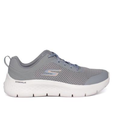 Imagem de Tênis Feminino Skechers Go Walk Flex Cinza/Branco-Feminino