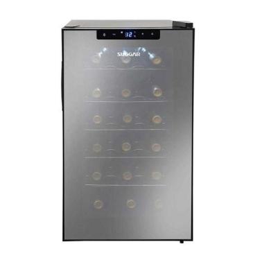 Imagem de Adega Climatizada Cannes 18 Garrafas Preta Suggar 110V, 110V