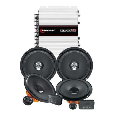 Imagem de Kit 2 Vias 6  Hertz DSK 165.3 160w + Par Alto Falante 6  Hertz Coaxial