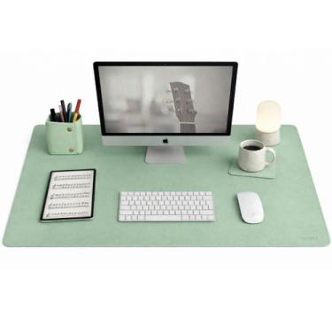 Imagem de Kit Mousepad Deskpad Grande 90x40cm Premium em material ecológico + Po