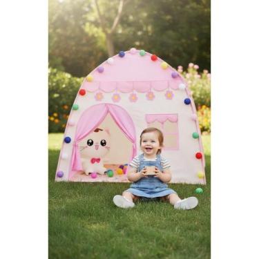 Imagem de Barraca Tenda Infantil Rosa Mágica - Diversão e Aventura! - Congratula