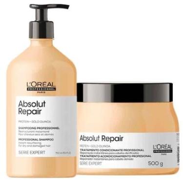 Imagem de L'Oréal Professionnel Absolut Repair Kit Shampoo + Máscara Kit-Unissex
